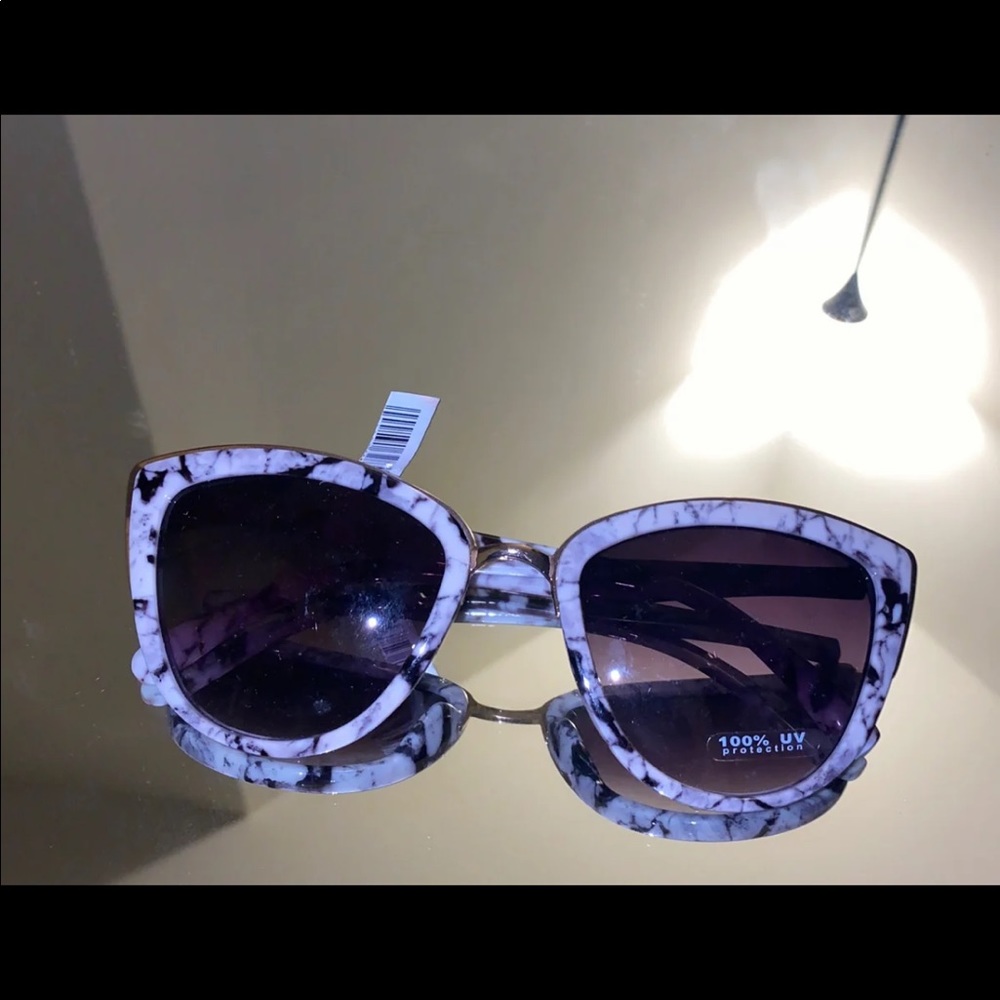 marble cateye sunglasses